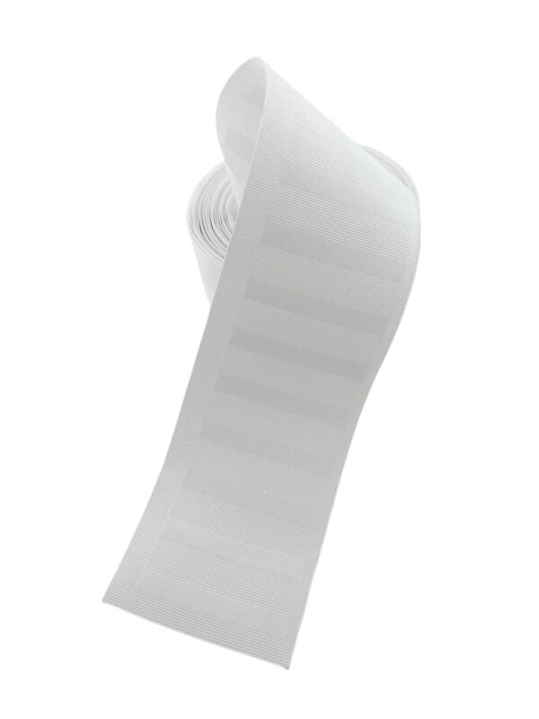 Pure White Deep Pinch Pleat Tape - 6 Yards for Elegant Drapery Solutions