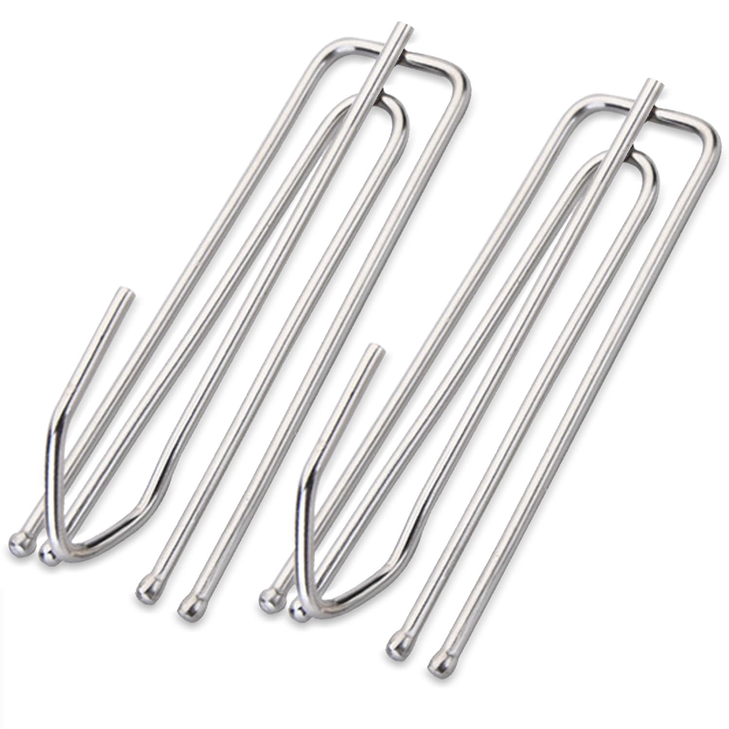 Elevate Your Home Decor with Stainless Steel Curtain Pleat Hooks: 60 Pack Review