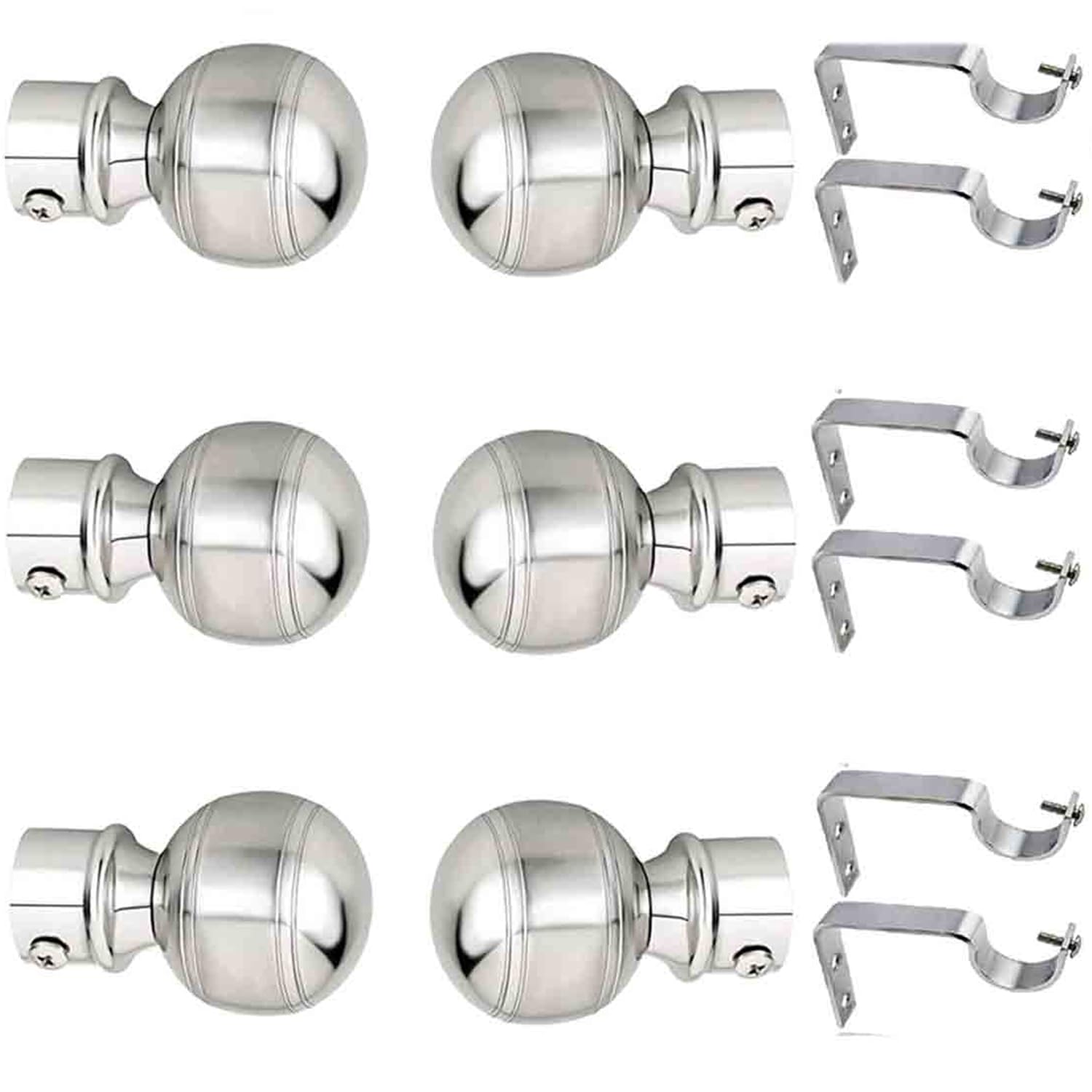 Upgrade Your Home with Stylish Arena Stainless Steel Curtain Bracket Set