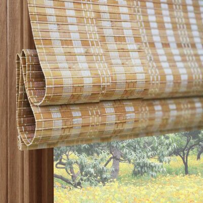 Stylish Bamboo Roller Shades for UV Protection and Light Filtering Stylish Bamboo Roller Shades for UV Protection and Light Filtering