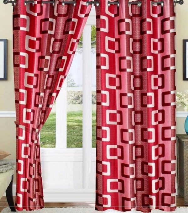 Stylish Immix 2 Piece Eyelet Shower Curtains for Room Darkening and Washable Use