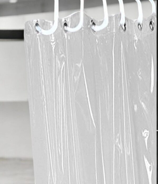 Transparent PVC Window and Door Curtains - Washable 54x84 Inches, 7 Feet Tall