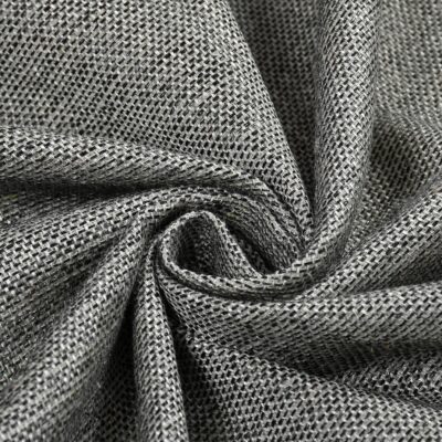 Unstitched Jute Fabric for Sofas, Cushions, and Curtains – Blackish Grey