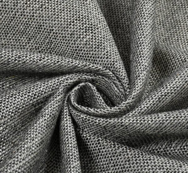 Unstitched Jute Fabric for Sofas, Cushions, and Curtains - Blackish Grey