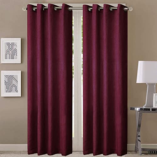 Transform Your Space with Vallabha Maroon Blackout Curtains for Home and Office