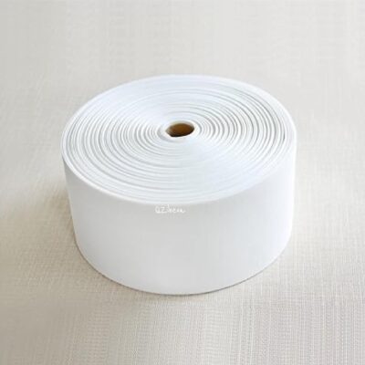 Versatile QZibeva Curtain Tape: No Holes, White, 10 Meter Non-Woven Design