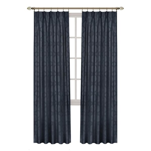 Windsor Pinch Pleat Curtains: Elegant 34x63" Home Decor Solution