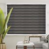 ZEBRA BLINDS Grey Polyresin Curtain Blinds 180x130 cm for Stylish Privacy