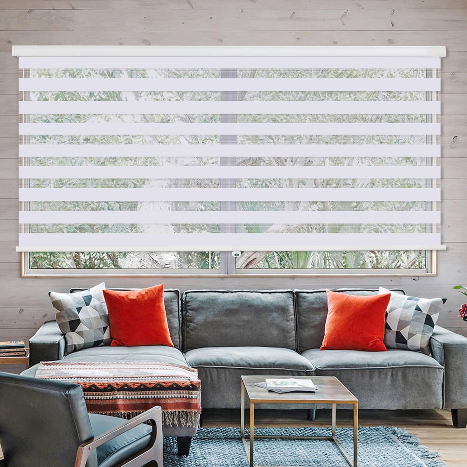 Transform Your Space with ZOKSUN Cordless Zebra Blinds: Stylish Light Control