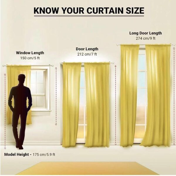 Elegant Door Curtains: Cortina Damask Light-Filtering Green Polyester for Any Room - Image 2