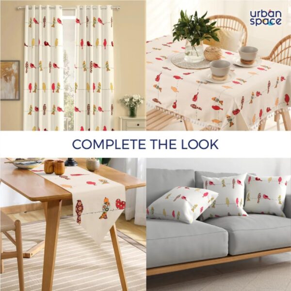 Stylish Window Curtains for Room Darkening - Hummingbird Red Set of 2 - Image 5