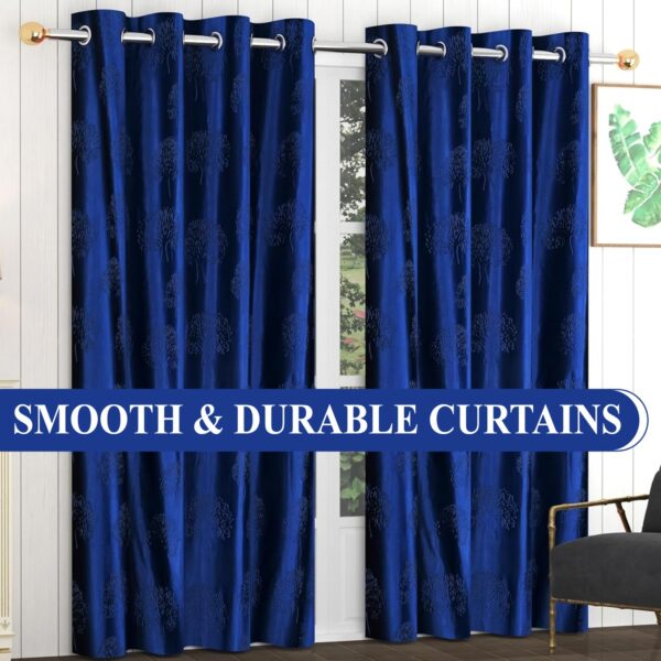 Stylish Door Curtains: Premium Blackout Navy Blue Curtains for Modern Homes - Image 7