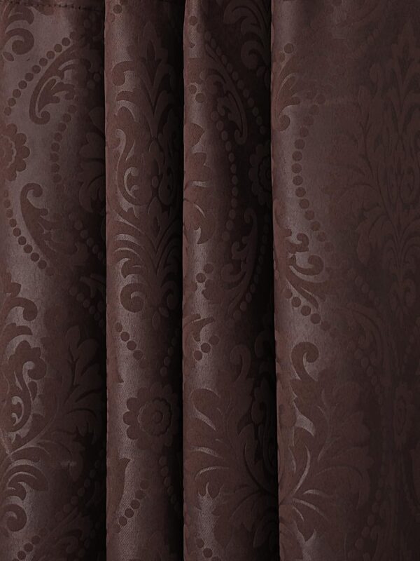 Stylish Brown Window Curtains - Solimo Polyester Blackout for Ultimate Privacy - Image 4