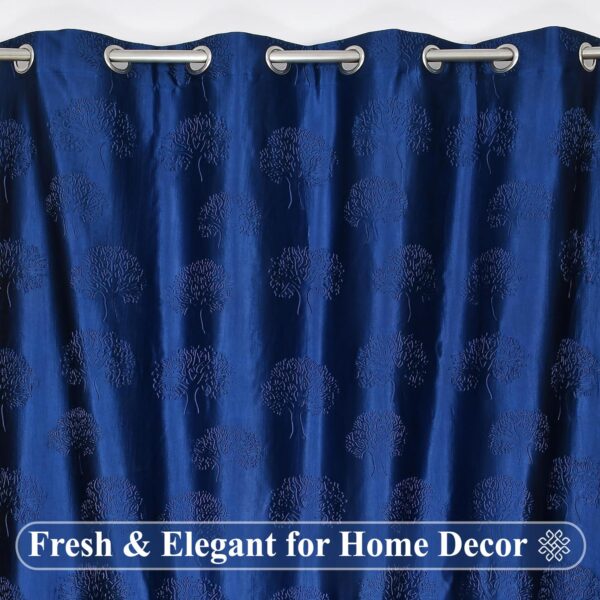 Stylish Door Curtains: Premium Blackout Navy Blue Curtains for Modern Homes - Image 2