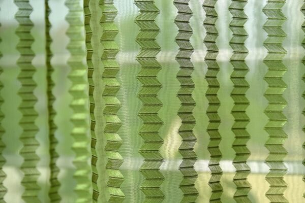 Stylish Green Window Curtains: Premium Sheer Floral Printed Net for Doors - Image 5