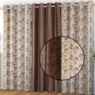 Elegant Door Curtains: 7 Feet Opaque Curtains for Modern Living Spaces