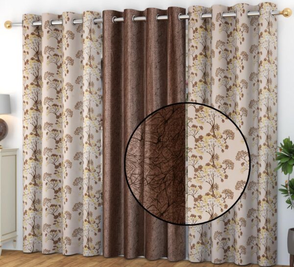 Elegant Door Curtains: 7 Feet Opaque Curtains for Modern Living Spaces