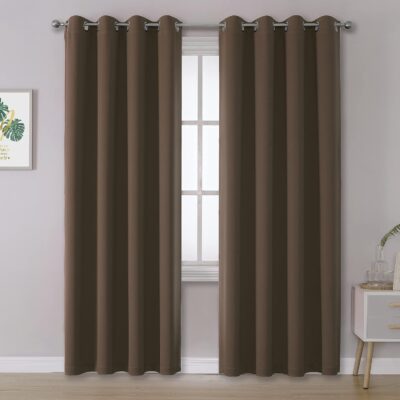 Elegant Window Curtains for Living Room and Bedroom – Thermal Insulated & Noise Reducing