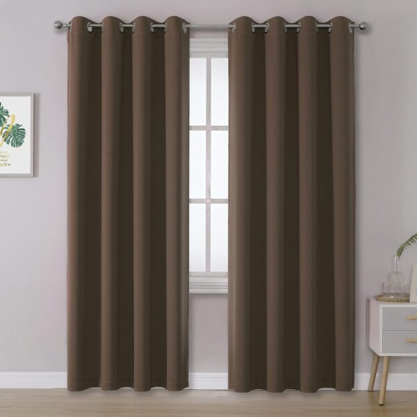 Elegant Window Curtains for Living Room and Bedroom - Thermal Insulated & Noise Reducing