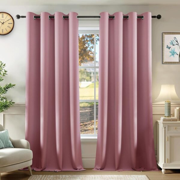 Stylish Window Curtains: Homemonde 75% Blackout Drapes for Ultimate Room Comfort