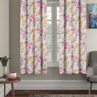 Stylish Window Curtains: RRC Super Soft Microfiber Cotton for Your Living Room