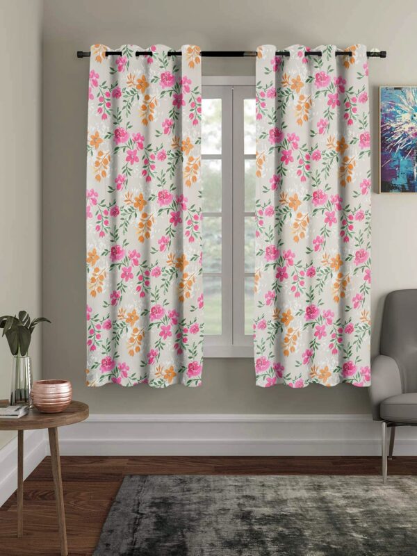 Stylish Window Curtains: RRC Super Soft Microfiber Cotton for Your Living Room